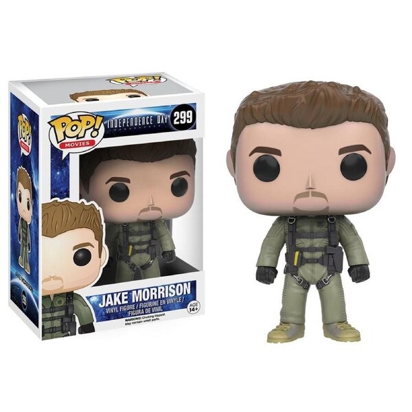 Pop! Funko 10cm Vinyl Independence Day 2 Jake #299 Figurine Collectable Toy 3y+