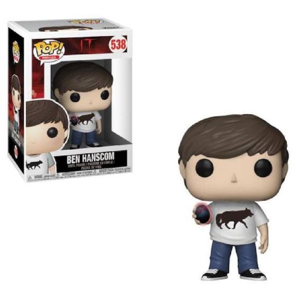 Pop! Funko 10cm Vinyl It 2017 Ben Hanscom #538 Figurine Collectable Toy 3y+