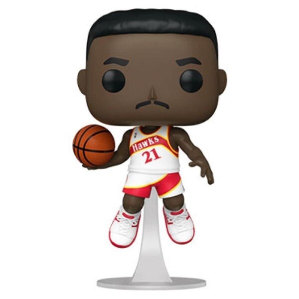 Pop! Figurine NBA Legends Dominique Wilkins Hawks Home #104 Collectable Toy
