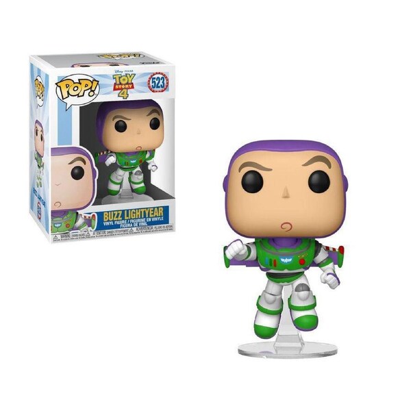 Pop! Funko 10cm Vinyl Figurine Toy Story 4 Buzz #523 Collectable Kids 3y+ Toy