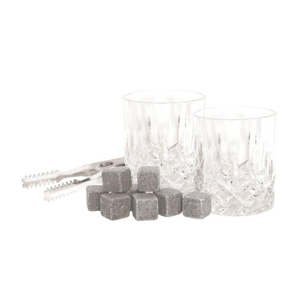 Avanti Whisky Stone & Glass Gift Set