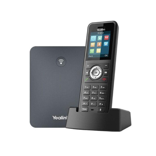 Yealink W79P DECT Solution including W70B Base Station and 1x W59R Handset, IP67 professional ruggedized SIP cordless phone system VOIP PHONE