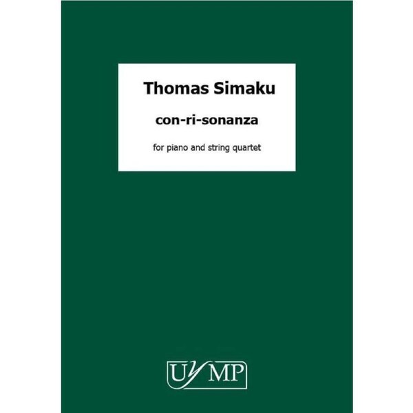 Simaku - Con-Ri-Sonanza Piano/String Quartet Score