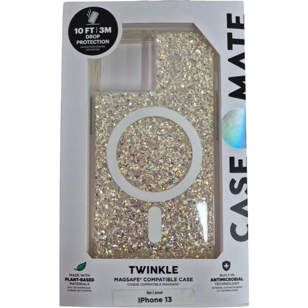 Case-Mate Twinkle Case Antimicrobial for iPhone 13 Pro (6.1" Pro) - Stardust