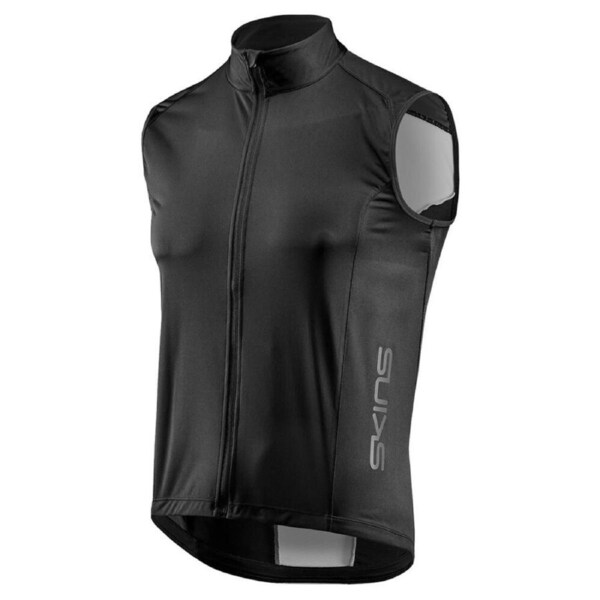 SKINS Cycle/Cycling Men's Lightweight/Packable M Windproof Vest Graphite/Black