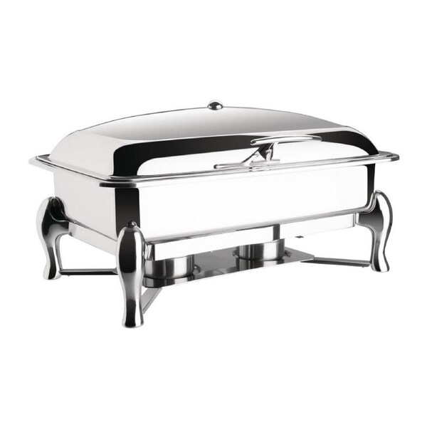 Olympia Induction Chafer - 1/1 with Glass Lid