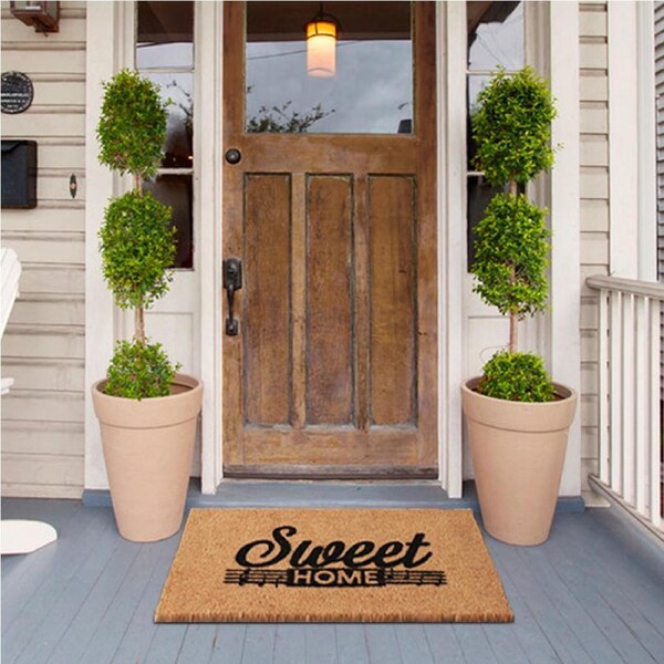 Door Mat Outdoor Entry Door Mats Floor Mats Doormat Door Mat Indoor Natural Coir 41cm x 61cm