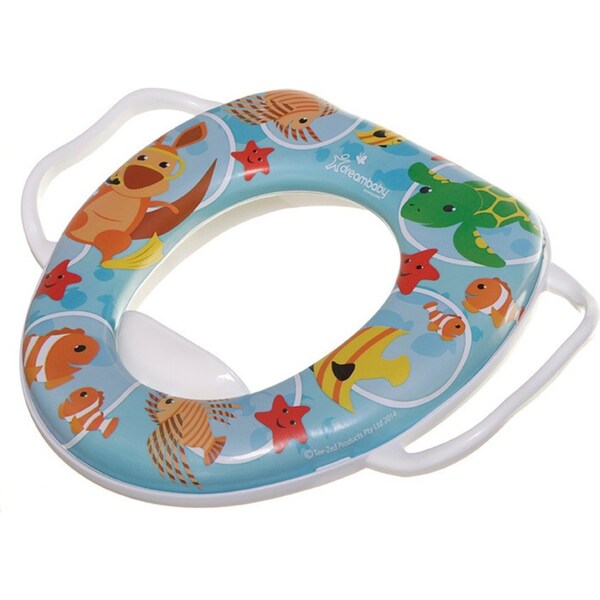 Dreambaby Easy Clean Soft Potty Seat w/ Handles Kids/Toddler Toilet Training