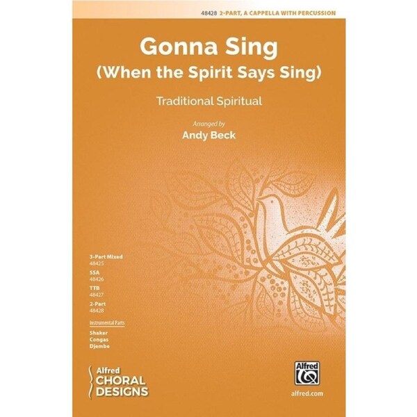 Gonna Sing 2 Part A Cappella/Percussion