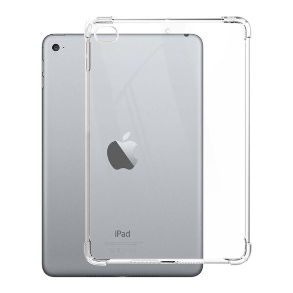 ZUSLAB iPad Mini 5 Case Anti-Scratch Soft TPU Slim Fit Tablet Back Flexible Thin Rubber Silicone Protective Cover for Apple Samsung 7.9" (2019) - Clear
