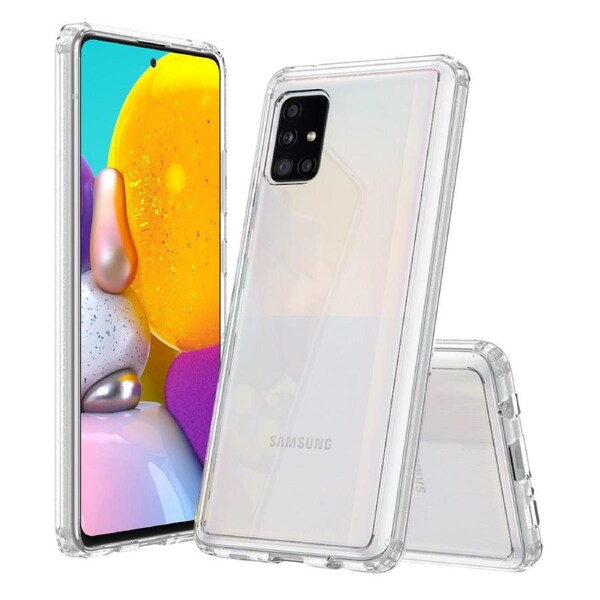 ZUSLAB Galaxy A51 Case, Slim Hybrid Shockproof Translucent Protective Cover for Samsung (2020) - Clear