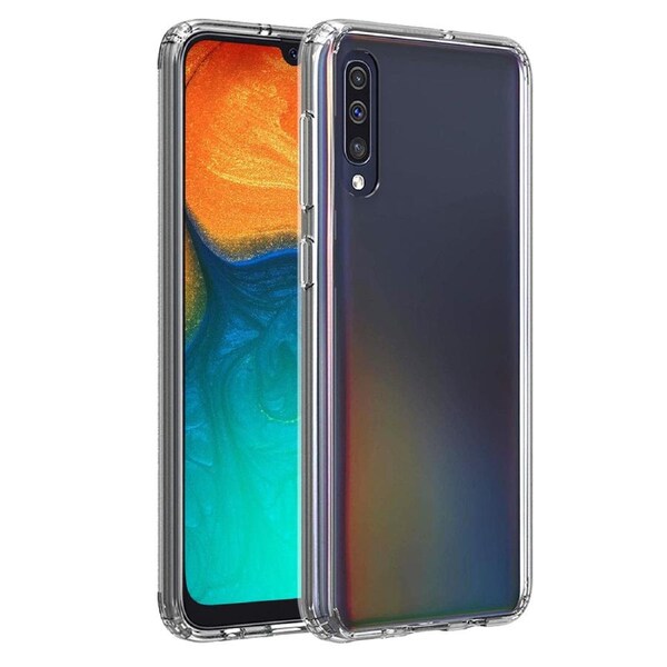 ZUSLAB Galaxy A50 Case, Slim Hybrid Shockproof Translucent Protective Cover for Samsung (2019) - Clear