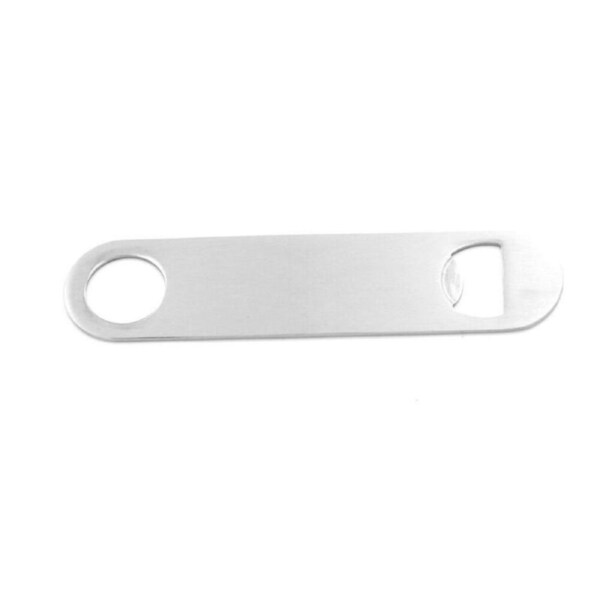 Speed Bottle Opener Stainless Steel Flat Bar Blade Cap Remover Can Beer Drink