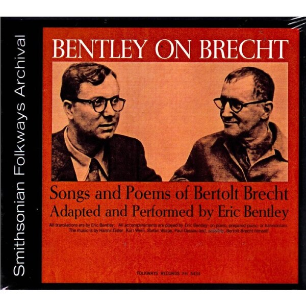 Bentley On Brecht: Songs & Poems Of Bertolt Brecht -Eric Bentley CD