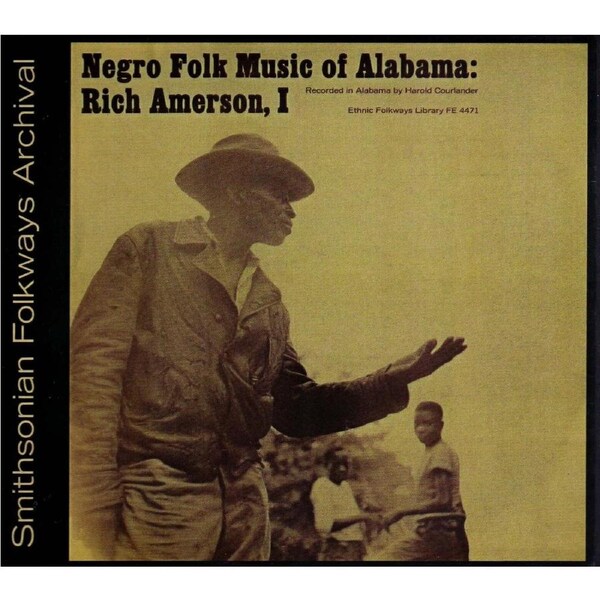 Negro Folk Music Of Alabama 3 -Rich Amerson CD