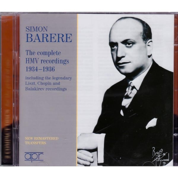 Barere Complete Hmv 193436 -Chopin Liszt Schumann Balak CD