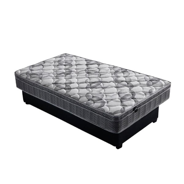 Foret Bed Mattress 5 Zone Euro Top Bedding Foam Medium Firm 25cm Single King Single Double Queen King Size Single