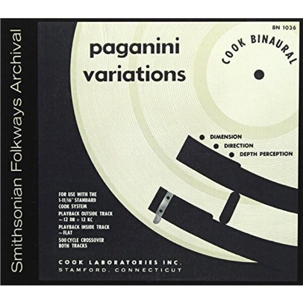 Paganini Variations -Frank Glazer CD