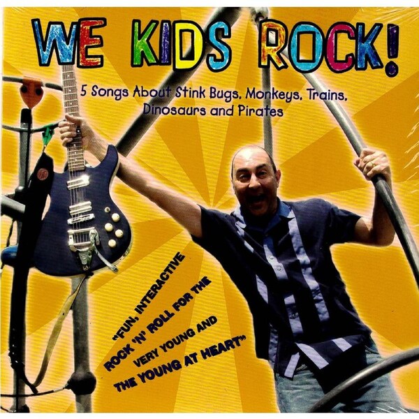 5 Songs About Stink Bugs Monkeys Trains Dinosaurs -We Kids Rock CD