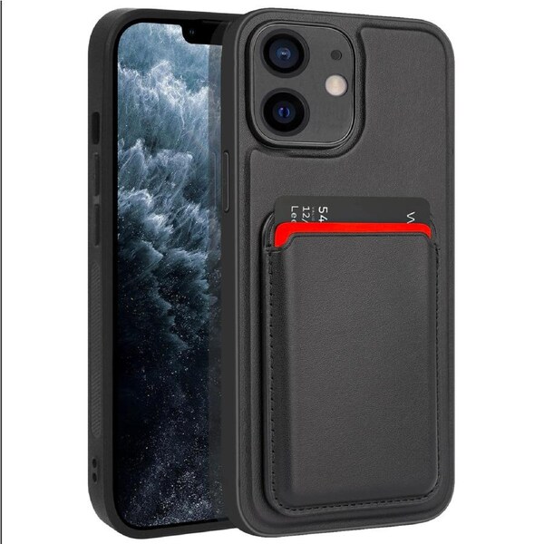 ZUSLAB iPhone 11 Case, Magnetic Detachable Card Holder Wallet Shockproof Heavy Duty Protective Cover for Apple (2019) - Black