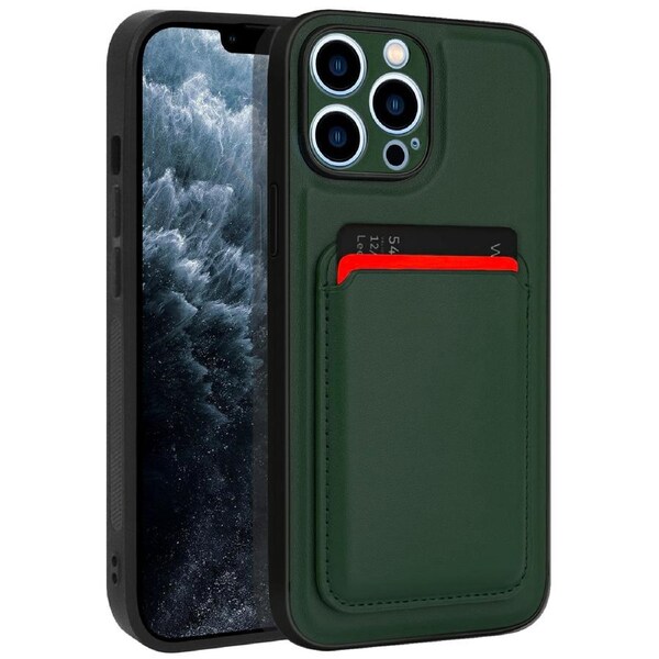 ZUSLAB iPhone 11 Pro Case, Magnetic Detachable Card Holder Wallet Shockproof Heavy Duty Protective Cover for Apple (2019) - Green