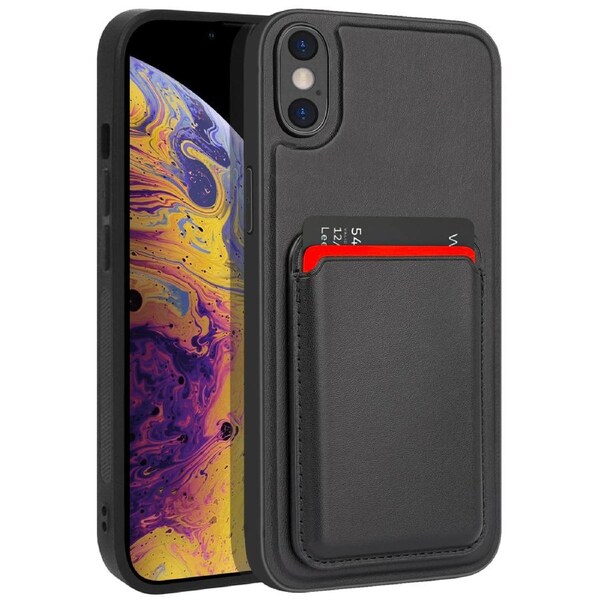 ZUSLAB iPhone XS Max Case, Magnetic Detachable Card Holder Wallet Shockproof Heavy Duty Protective Cover for Apple (2018) - Black
