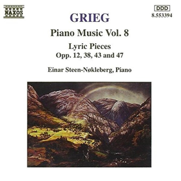 Piano Music Vol. 8 -Grieg CD