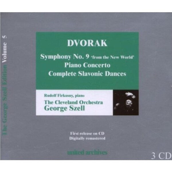 Dvorak Piano Concerto W.Rudolf Firkusny The Complete Slavonic Dances Opp.46 72 CD