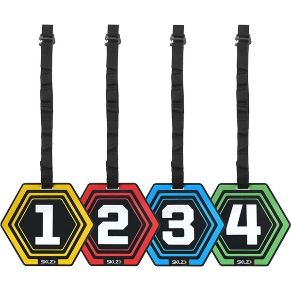 4pc SKLZ 8.75x7.75in Reactive Agility Sports Training Clip Attachment Targets