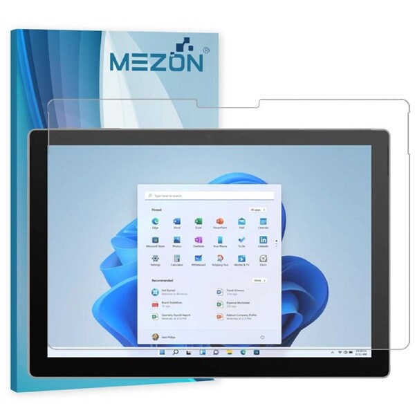 [3 Pack] Microsoft Surface Pro 7+ (12.3") Ultra Clear Film Screen Protector by MEZON – Case and Surface Pen Friendly, Shock Absorption – FREE EXPRESS