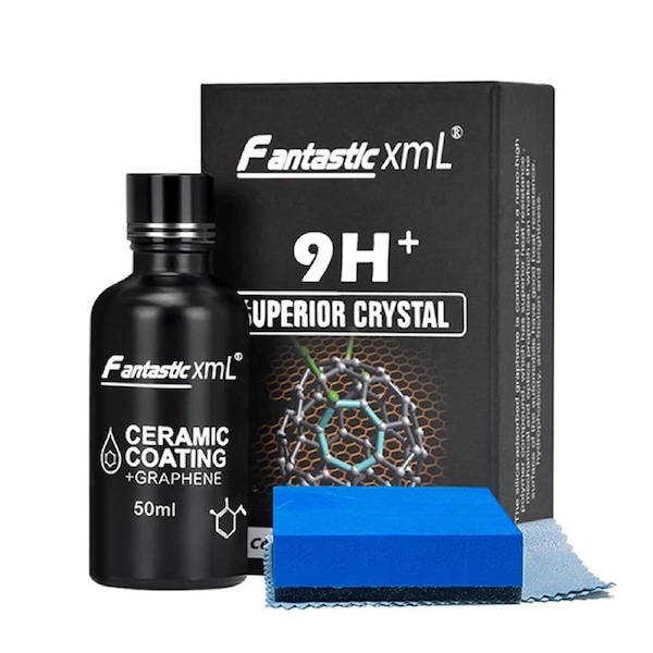 Nano Ceramic Car Paint Protection 9H Coating with GRAPHENE 50ml RoHs Certified