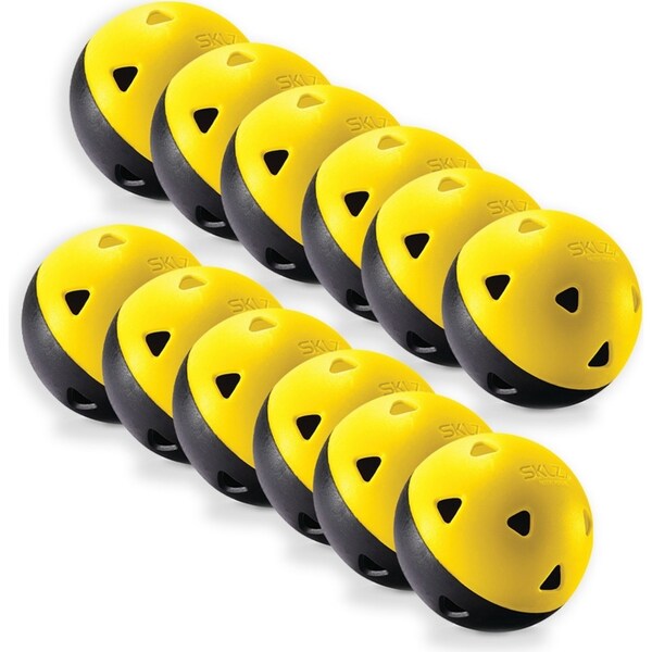 12pc SKLZ Mini Impact Pop-Back Softball/Baseball Training/Practice Hitting Balls