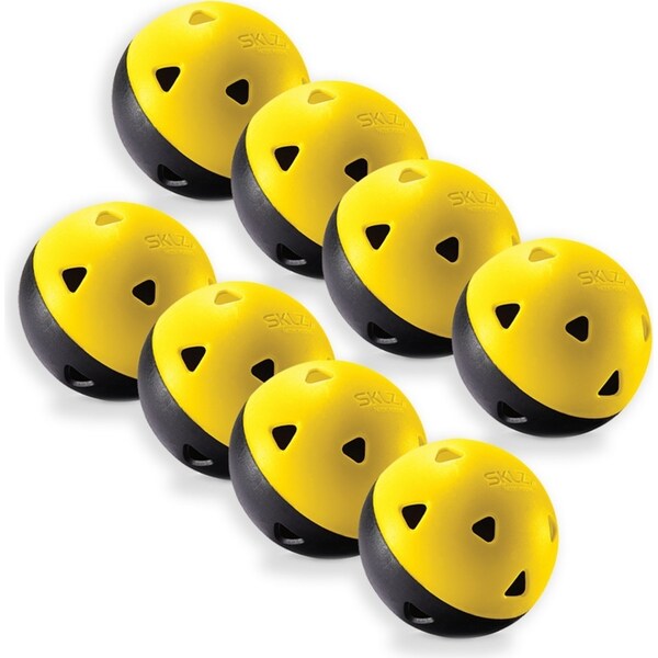 8pc SKLZ 11" Impact Practice Softballs/Baseball Pop-Back Training Sports Ball