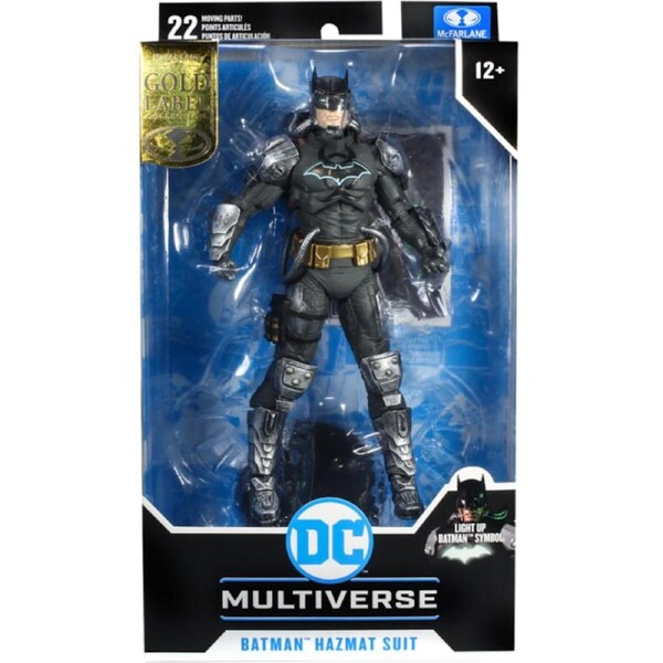 Justice League: The Amazo Virus DC Multiverse - Batman Hazmat Suit (Gold Label Collection)