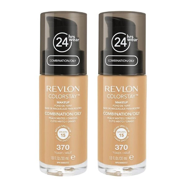 Revlon ColorStay Makeup Combination/ Oily Skin 30ml 370 TOAST - 2 pack