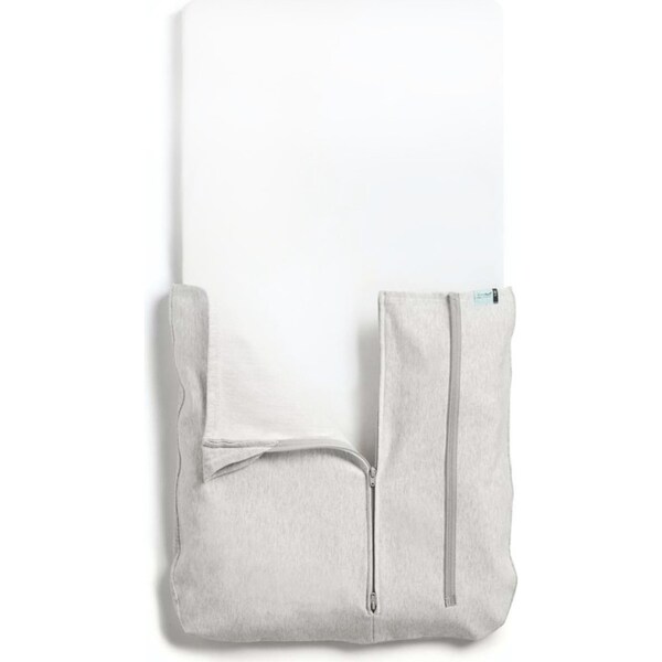 Ergopouch Organic Cotton Baby/Newborn Crib/Cot Tuck Sheet 0.2/1.0 TOG Grey Marle