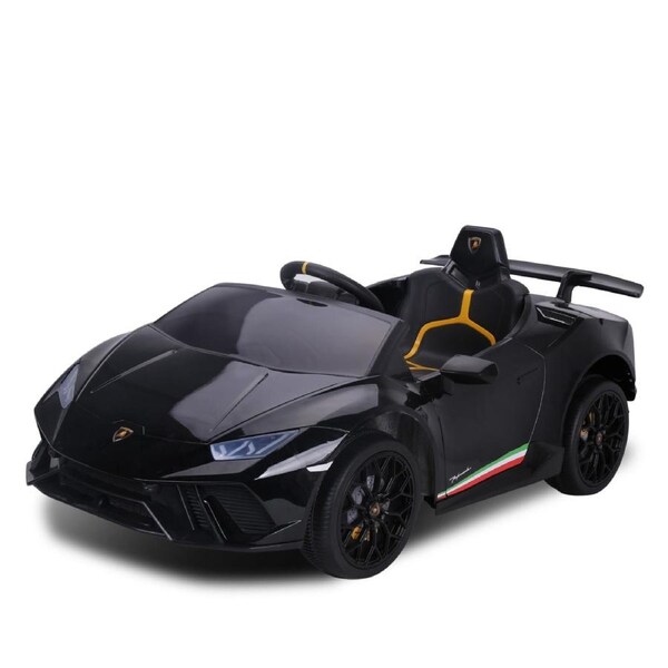 Kahuna Lamborghini Performante Kids Electric Ride On Car with RC - Black by Kahuna