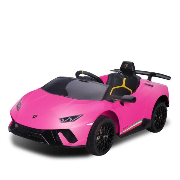 Kahuna Lamborghini Performante Kids Electric Ride On Car with RC - Pink