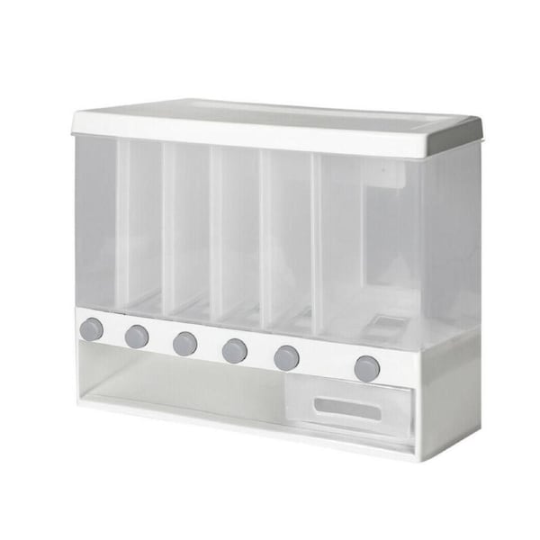 Grain Container Cereal Dispenser 10kg Dry Food Rice Flour Storage Box Wall
