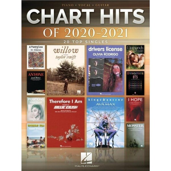 Chart Hits of 2020-2021 Piano, Vocal & Guitar Songbook