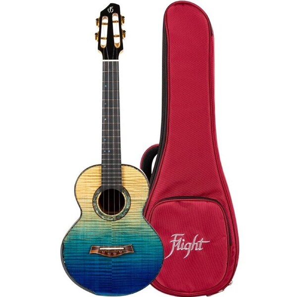 Flight A10Fm Faded Blue 10Th Anniversary Tenor Ukulele