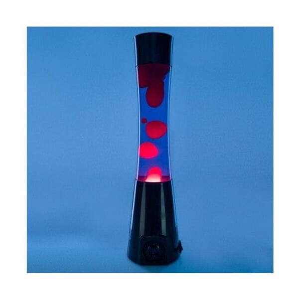 Bluetooth Speaker Lava Lamp Black/Purple/Red Motion