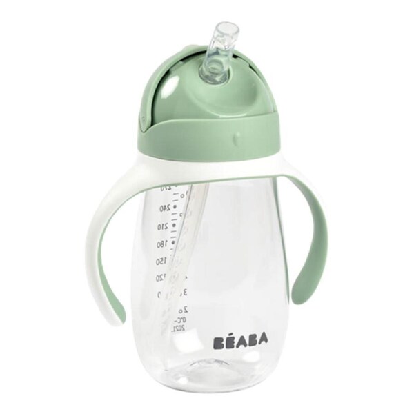 Beaba Straw Cup 300ml - Sage Green