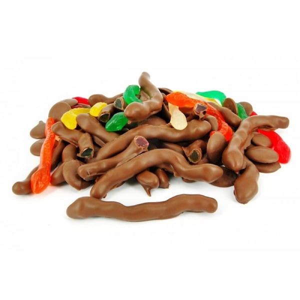 Chocolate Coated Snakes 150g