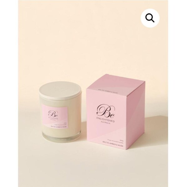 Baltic Amber & Musk Triple Scented Candle 420g