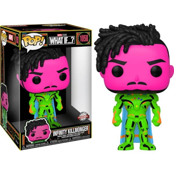 What If - Infinity Killmonger Black Light US Exclusive 10" #1058 Pop! Vinyl