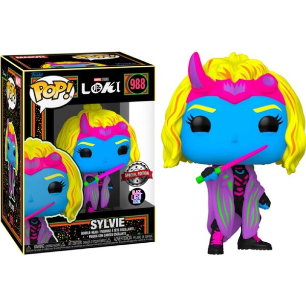Loki (TV) - Sylvie Black Light US Exclusive #988 Pop! Vinyl