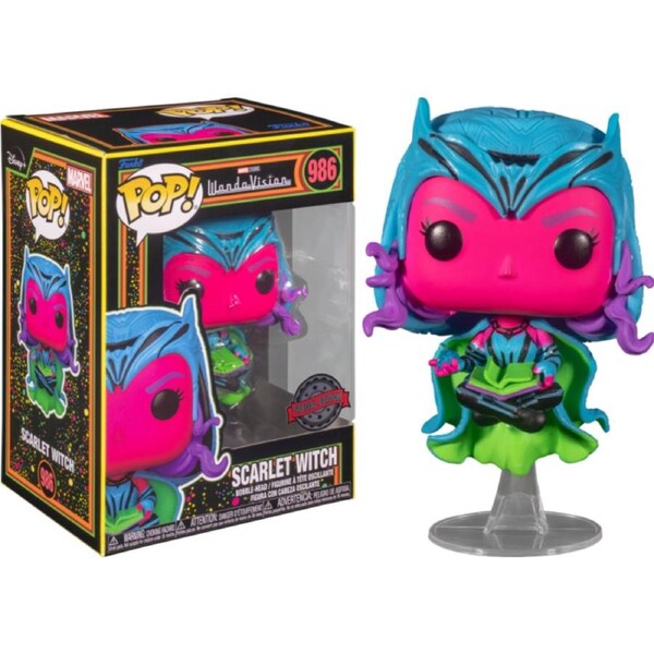 WandaVision - Scarlet Witch Black Light US Exclusive #986 Pop! Vinyl