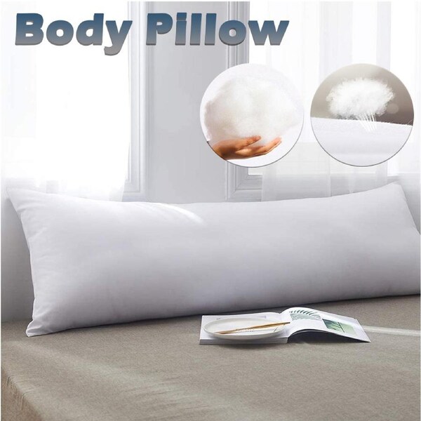 OZNALA 150 x 50cm Full Body Memory Foam Pillow Maternity Nursing Pillow Inner Cushion Anime Dakimakura Hugging for Back Side & Stomach Sleeper