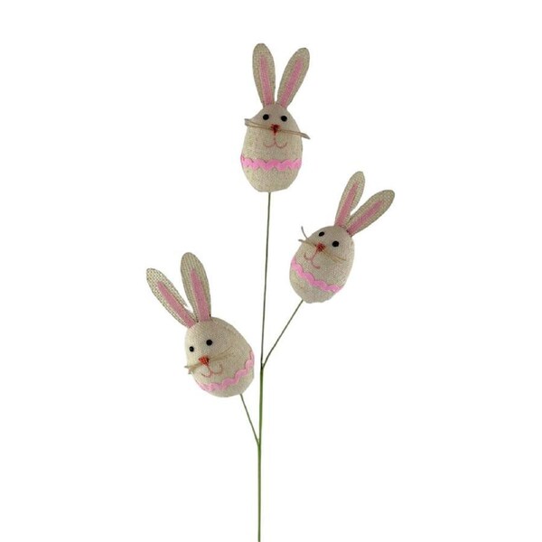Easter Natural 3 Egg Head Pick 64cm